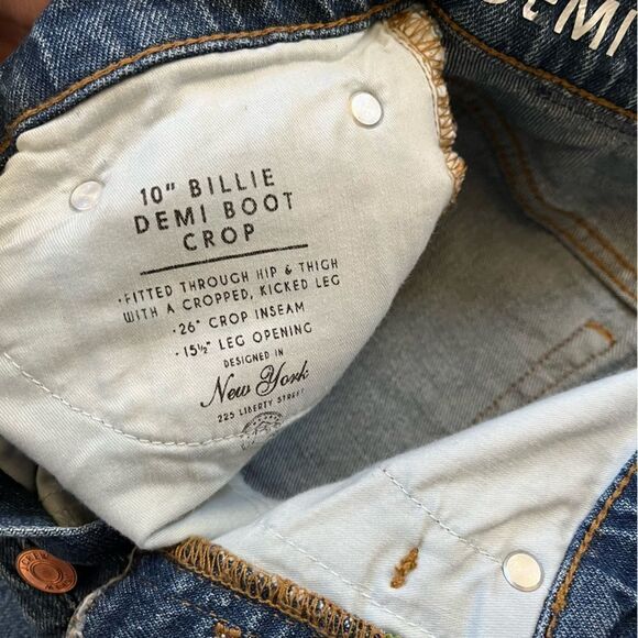 J.Crew 2022 10" demi-boot crop jean in Stone Street wash - Picture 6 of 12